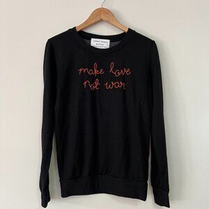 Lingua Franca x Whitney “Make Love Not War” Sweatshirt